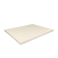 Surmatelas en latex premium 100% caoutchouc naturel, taille Queen, réversible, hypoallergénique, massant, rafraîchissant, pour école, appartement, hôpital