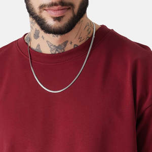 Fabricants de vêtements OEM, jersey 100% coton, uni, 230 g/m², poids lourd, anti-boulochage, taille plus, coupe décontractée surdimensionnée, sur mesure pour hommes - Product Image 6