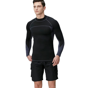 Compression Rash Guard MMA BJJ <b>Grappling</b> Training Shirt Martial Arts Gym Workout Compression Sportswear - Product Image 3