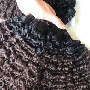 Extensions de Cheveux Humains Vierges Vietnamiens Bruts Vente en Gros Birmans Bouclés Double Trame Machine Expédition Rapide du Vendeur - Product Image 6