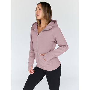 Pull à capuche pour femme en coton de haute qualité avec logo imprimé personnalisé Vente en gros - Product Image 2