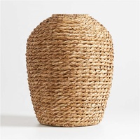 Meilleure vente de vase moderne tissé à la main en jacinthe d'eau décoration de centre de table pour mariage vase de sol OEM pour la décoration de la maison