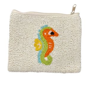 Compte à rebours porte-monnaie perlé avec fermeture éclair des deux côtés perlé un sac vêtements - Product Image 4