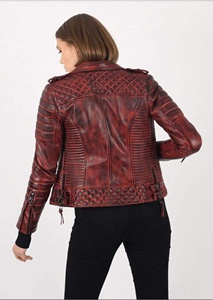 Customised Men's Motorbike Genuine Leather <b>Jacket</b> Stand Collar Canvas Casual <b>Waterproof</b> Windproof <b>Winter</b> Wear OEM Service for - Product Image 4