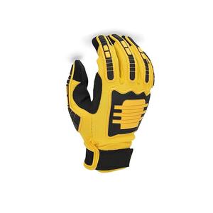 Protección personalizada Guantes de impacto Mecánico Trabajo Guantes TPR resistentes a cortes a prueba de aceite y antivibración Guantes de seguridad - Product Image 2
