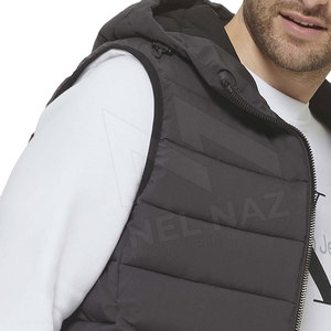 Chaqueta Acolchada sin Mangas para Hombre, de Lona de Alta Calidad, Impermeable, Ecológica, con Cierre, Transpirable y Ligera - Product Image 6