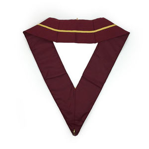 Masonic Regalia Past Master Delantal y cuello con bordado a mano Grand Store - Product Image 3