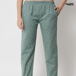 ชุดเสื้อยืดและชุดนอนแฟชั่นสปอร์ตสำหรับผู้หญิง ชุดคู่ ผ้าฝ้ายฟลีซ 100% เป็นมิตรกับสิ่งแวดล้อม แห้งเร็ว - Product Image 6