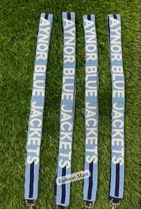 Designer Gameday Statement Beaded Crossbody <b>Purse</b> Straps <b>Cute</b> & Trendy Acrylic & Cotton Accessories - Product Image 5