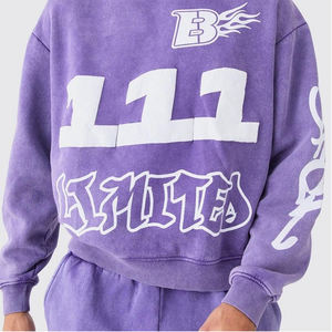 Chándales personalizados de alta calidad para hombre 2025, chándal de lana con bloque de Color, Sudadera con capucha de manga larga, chándales para hombre - Product Image 5