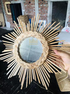 Hot Sale Durable Rattan Small <b>Wall</b> Decor <b>Mirror</b> Factory Price - <b>Round</b> <b>Wall</b> <b>Mirror</b> - Product Image 5