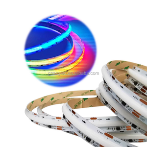 Nouveauté 2025, bande lumineuse LED RGBWW RGBW 4 en 1 RGBCCT 24v 840leds/m RGB 3000K 6500K Cob, pour la maison, le salon - Product Image 4