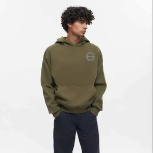 OEM nuevo diseño con capucha 100% algodón pulóver sólido logotipo personalizado bordado sudadera mujeres sudaderas con capucha logotipo personalizado - Product Image 1
