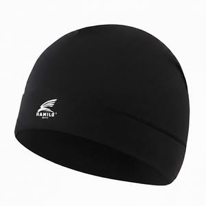 Nouveauté : Bonnets unisexes en noir, prêts pour le voyage, respirants, imperméables, ajustables, vente en gros de bonnets avec votre propre logo - Product Image 1