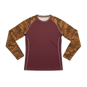 Factory Made Wholesale Price Custom Logo <b>Compression</b> <b>Shirt</b> <b>Men</b> MMA Rashguard Jiu Jitsu BJJ Rash Guard Fully Sublimated - Product Image 1