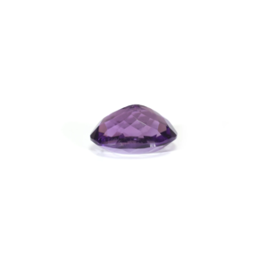 Piedra Preciosa Suelta de Amatista de 9.15 Quilates, Facetada, con Granate de Alta Calidad en Corte Oval y Trillón, Color Marrón/Rojo, con Reverso Plano - Product Image 3