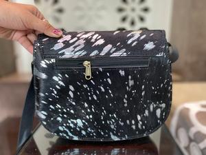 New Western Stylish Metallic Fur <b>Leather</b> Shoulder Bags High Quality Fashionable Genuine Metallic Fur <b>Leather</b> Sling Side <b>Handbags</b> - Product Image 4