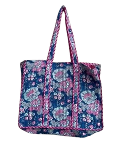Cotton <b>Quilted</b> Eco-friendly <b>Tote</b> <b>Bag</b> with Customizable Logo and Box Packaging for Promotion Shopping and Gifting - Product Image 6