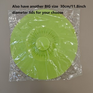 Couvre-bols en silicone multi-usages, couvercle de <span class=keywords><strong>pot</strong></span> en silicone à forte aspiration, couvercle de boîte en silicone compatible micro-ondes - Product Image 5