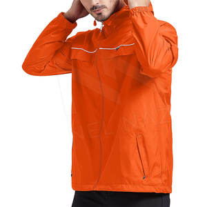 Nueva Chaqueta Cortavientos Impermeable de Alta Calidad para Hombre, Ecológica, para Invierno, con Color y Logotipo Personalizados - Product Image 2