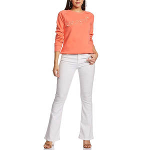 Sudadera de algodón 100% de alta calidad para mujer, jersey de talla grande transpirable sostenible, estilo deportivo, estilo deportivo, servicio OEM de invierno - Product Image 4