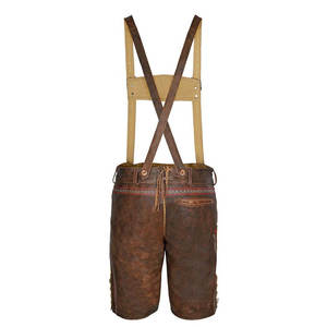 Pantalones Cortos Bávaros de Cuero Alemán para Hombre, Estilo Casual, Hasta la Rodilla - Product Image 2