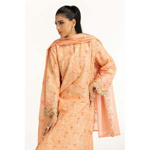 IUSTKSD-1051 Conjunto de 3 Piezas para Jardín con Estampado y Bordado Schiffli, Colección de Verano - Product Image 5