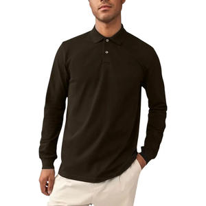 เสื้อโปโลแฟชั่นสำหรับผู้ชายผ้าระบายอากาศได้ดีสุดหรูแขนสั้นและคอเสื้อพับลงสำหรับทุกโอกาส - Product Image 5