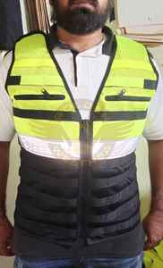 Chaleco de Seguridad Reflectante de Alta Gama, Fabricante Personalizado, Chaleco de Seguridad Negro, Uniforme de Guardia, Chaleco Táctico de Seguridad para Caza - Product Image 2