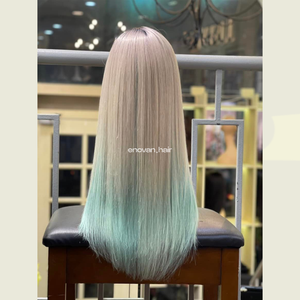 Peluca virgen de cabello vietnamita, técnica eslava humana real, procesamiento ruso, textura recta brillante, mercado de exportación de fábrica OEM - Product Image 4