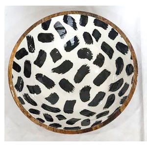 Mesa de Frutero de esmalte alto, ensaladera de madera decorativa, vajilla de Calidad exclusiva, cuencos para servir, logotipo personalizado - Product Image 6