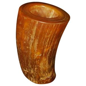 ÚNICO personalizado hecho a mano tallado cuerno Natural vidrio al por mayor para vino cerveza agua hogar restaurante Hotel inspirado India - Product Image 2