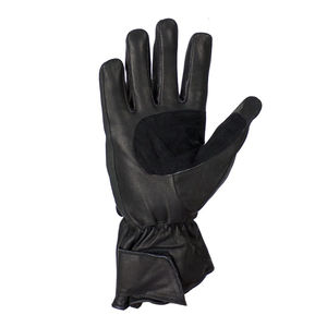 Gants de moto noirs à doigts entiers de haute qualité pour hommes vêtements de course en cuir à double articulation avec nom d'équipe personnalisé pour la course automobile - Product Image 3