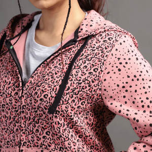 Fabrication de sweats à capuche zippés personnalisés de haute qualité oem sweat à capuche streetwear personnalisé avec ficelles polaire capuche zippée imprimée personnalisée - Product Image 2