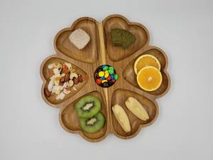 Bandeja de Cocina Comercial Ecológica de Alta Calidad Huhipro ACACIA, D30H2 cm, Apta para Contacto con Alimentos, para Restaurantes, Compatible con OEM/ODM, Vietnam - Product Image 5