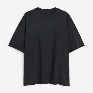 Camiseta de manga corta informal para hombre personalizable más vendida 100% algodón de secado rápido transpirable diseño de cuello redondo 200 gramos sólido - Product Image 6