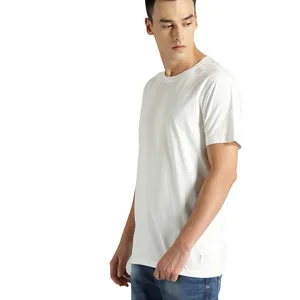 Meilleure vente Logo personnalisé imprimé 100 coton respirant blanc T-shirt hommes décontracté Streetwear vêtements de sport XXL