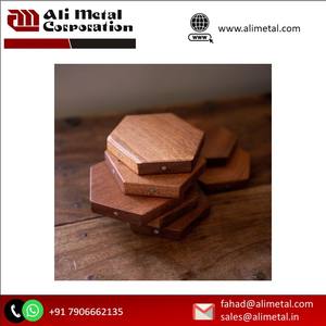 ถาดรองแก้วไม้ทรงกลมพร้อมที่ยึดดีไซน์ทันสมัยคลาสสิกสำหรับบ้านบาร์โรงแรม - Product Image 5