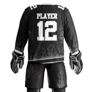 Ropa deportiva de hockey sobre hielo personalizable para hombres, uniforme transpirable cómodo con la última técnica de bordado de diseño - Product Image 5