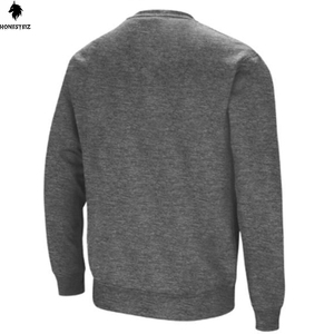 Logo personnalisé 300GSM 100% coton ras du cou sweat hommes décontracté hiver brodé lourd goutte épaule tissu polaire - Product Image 6