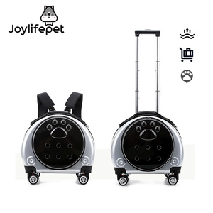 Custodia in plastica trasparente per animali domestici alla moda zaino portatile per gatti multifunzione per auto che trasporta la capsula spaziale per gatti - Product Image 1