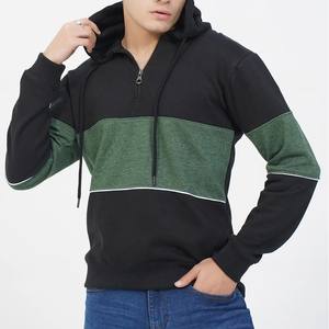 Sweat à capuche épais à deux panneaux de haute qualité avec accent avant personnalisé, capuche à cordon de serrage surdimensionné et conception de poche intérieure cachée - Product Image 5