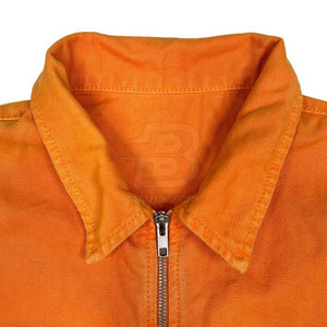 Chaqueta de Sarga de Algodón para Hombre, Fabricación Profesional, 100% Algodón, Transpirable, para Invierno, Diseño Personalizable, Servicio OEM - Product Image 3