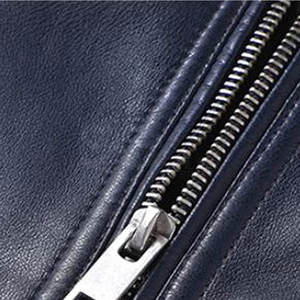 2023 meilleure vente haute rue Style hommes peau de vache veste en cuir manches longues respirant coupe-vent imperméable de haute qualité - Product Image 6