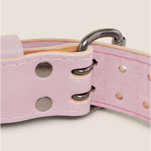 Cinturón de Levantamiento de Pesas Acolchado de 4 Pulgadas, Diseño Reforzado, Personalizable, Cómodo, de Cuero Vacuno de Doble Hebilla, Gran Venta - Product Image 4