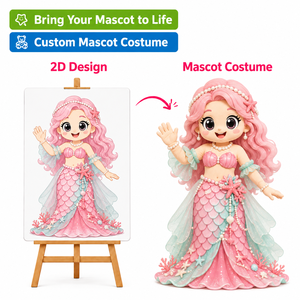 Costume de mascotte sirène en EVA personnalisé pour adultes, costume de personnage OEM ODM pour événements <span class=keywords><strong>et</strong></span> promotion - Product Image 3