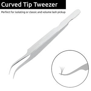 Pince à cils diamantée Boîte d'emballage Isolation Marque privée Pointe en fibre Volume Pince à cils personnalisée - Product Image 3