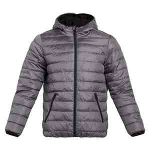 เสื้อแจ็คเก็ตบอมเบอร์ผู้ชาย ผ้าแคนวาสหนา ป้องกันน้ำ สำหรับฤดูหนาว สไตล์ลำลอง คอตั้ง ปักโลโก้ด้านหน้า รับผลิตตามสั่ง ขายส่ง - Product Image 6