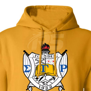 Sweat à capuche pour homme avec broderie de lettres grecques, 100 % coton, design hivernal pour les Journées d'Esprit Grec – Haute Qualité, Écologique - Product Image 2