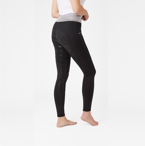 Shemax 2023 de alta calidad para montar a caballo, venta al por mayor, mallas de montar de asiento completo de silicona personalizadas para mujer con pretina brillante - Product Image 4